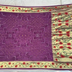 Regal Royal Blue Flower Paithani (BFP-01)