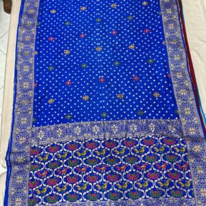 Exclusive Silk Patola Pallu  Border Bandhani Saree (SPP06)
