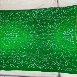 Premium Pure Gajji Silk Dupatta - Parrot Green (GDD-05)