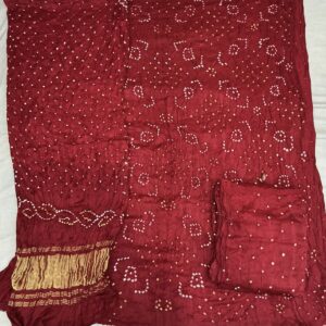 Premium Modal Silk Dress Material - Maron (MDM-01)