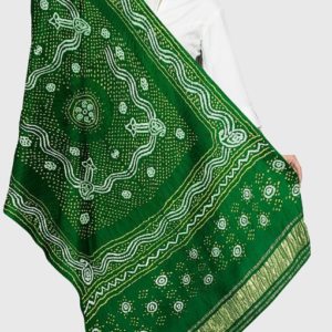 Premium Gajji Silk Hand-Tied Bandhani Dupatta