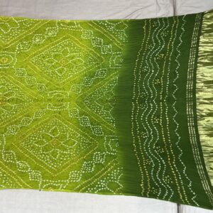 Exclusive Modal Silk Dupatta - Vibrant Lime Green (MED-05)