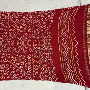 Exclusive Modal Silk Dupatta - Auspicious Red (MED-07)