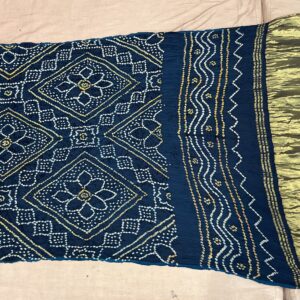 Exclusive Modal Silk Dupatta - Deep Indigo Blue (MED-08)