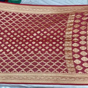 Premium Pure Georgette Dupatta - Rust Terracotta (PGD-02)