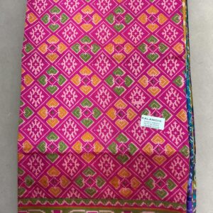 Premium Patola Without Border Saree – Orchid Magenta (PSWB-20)