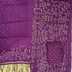 Premium Modal Silk Dress Material – Royal Purple (MDM-11)