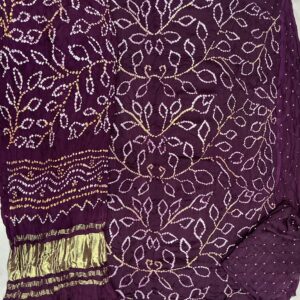 Premium Modal Silk Dress Material – Deep Violet (MDM-13)