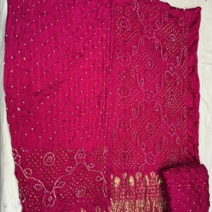 Ombray Exclusive Dress Material – Rose Pink Gradient (OEDM-11)
