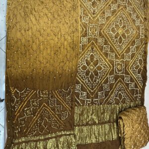 Ombray Exclusive Dress Material – Mustard & Bronze Shaded (OEDM-22)