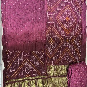 Ombray Exclusive Dress Material – Brown & Pink Shaded (OEDM-27)