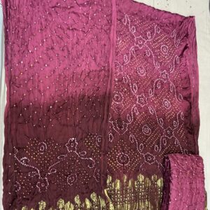 Ombray Exclusive Dress Material – Magenta & Pink Shaded (OEDM-34)