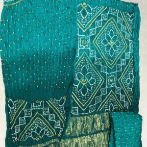 Ombray Exclusive Dress Material – Teal & Green Shaded (OEDM-35)