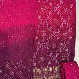 Ombray Exclusive Dress Material – Pink Shaded Gradient (OEDM-06)