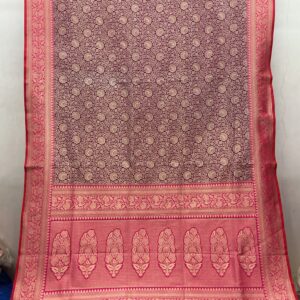 Exclusive Patola Banarasi Silk Saree – Antique Copper Bronze (PBS-18)