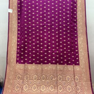 Exclusive Patola Banarasi Silk Saree – Violet Brocade (PBS-30)