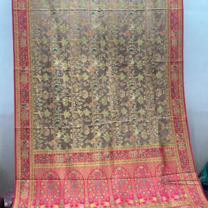 Minakari Mondal Slik – Antique Gold (MMS-17)