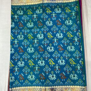 Premium Pure Patola Saree – Sea Green (PPS-22)
