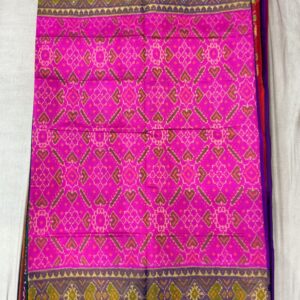 Premium Pure Patola Saree – Vibrant Pink (PPS-23)