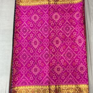 Premium Pure Patola Saree – Orchid Pink (PPS-06)